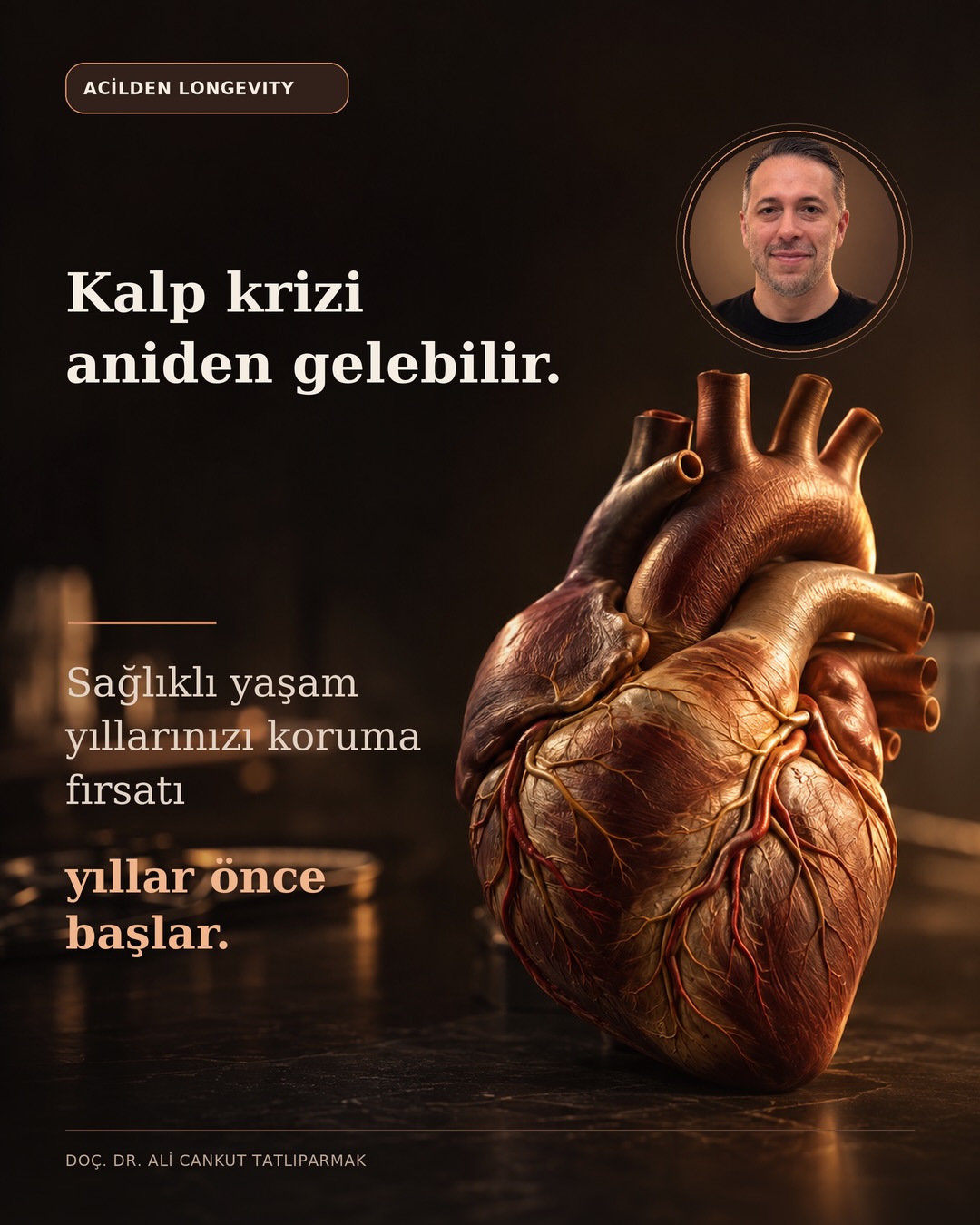 Kalp krizi öncesinde biriken risk paylaşımının özgün kapağı
