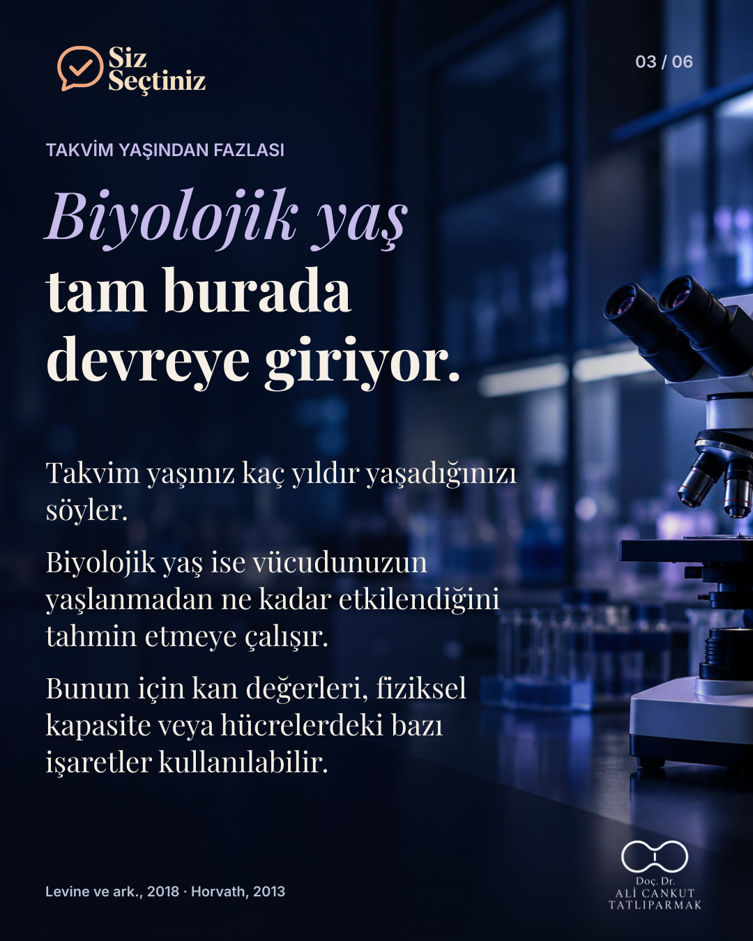 Takvim yaşından fazlası: biyolojik yaş
