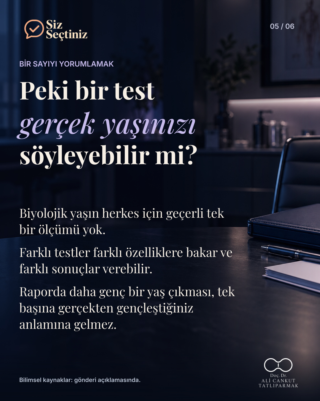 Biyolojik yaş testlerinin sınırları